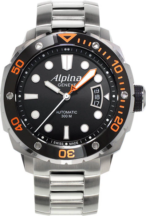 Alpina Watch Seastrong Diver 300 Orange