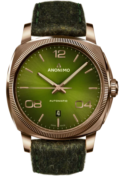 Anonimo Epurato Galvanic Green Sunray Watch