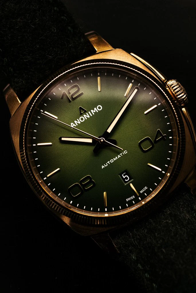 Anonimo Epurato Galvanic Green Sunray Watch - Image 2