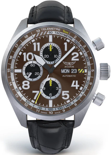 Aviator Airacobra Chrono Auto Mens