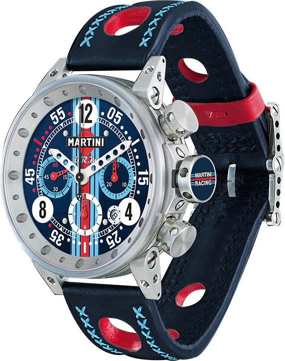 B.R.M. Watches V12-44 Martini Racing Blue Watch