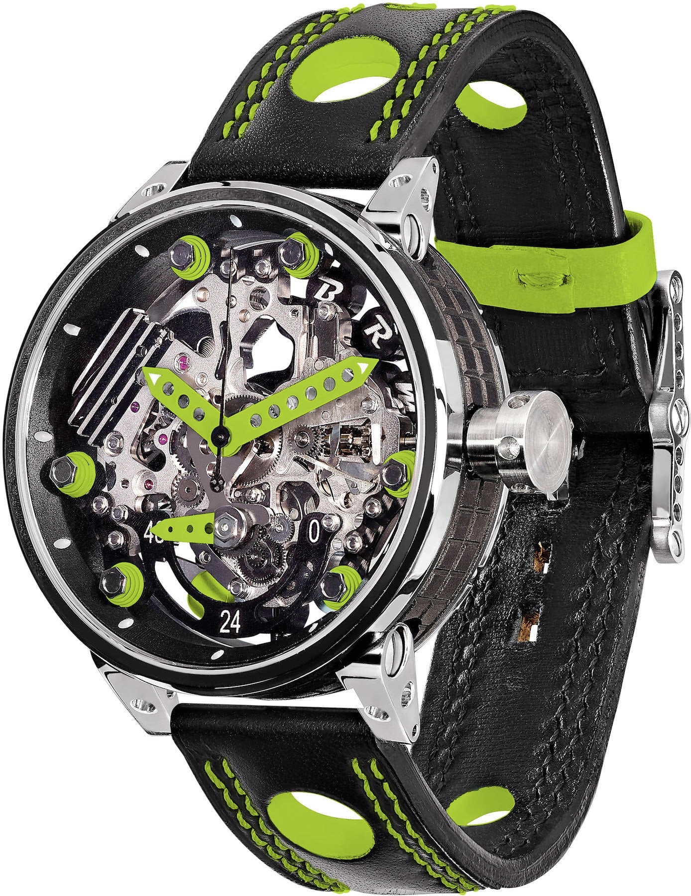 B.R.M. Watch R-46 Green Hands