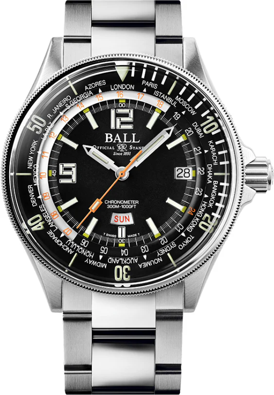 Ball Watch Company Engineer Master II Diver Worldtime Limited Edition Watch