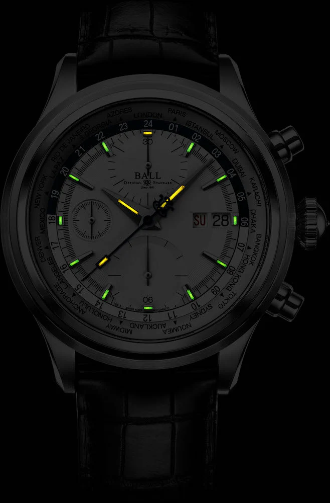 Ball Watch Company Trainmaster Worldtime Chronograph - Image 2