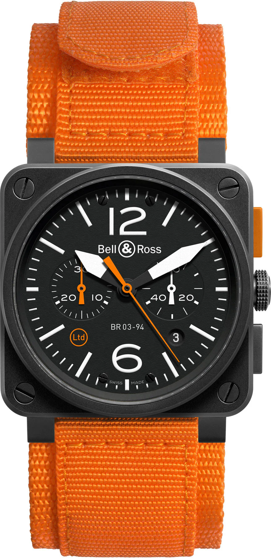 Bell & Ross Watch BR 03 94 Carbon Orange Limited Edition