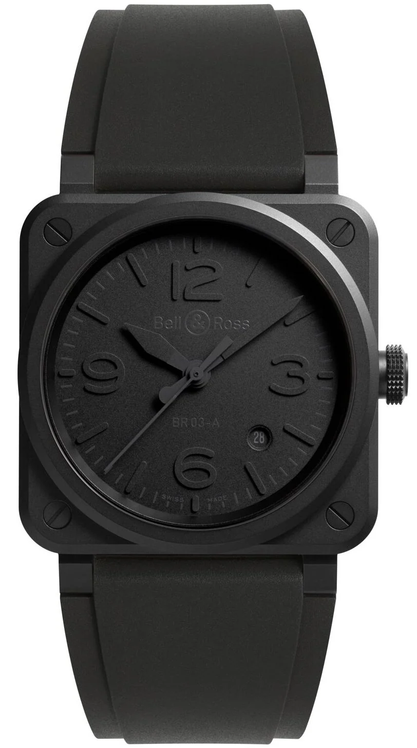 Bell & Ross BR 03 Auto Phantom Ceramic Watch