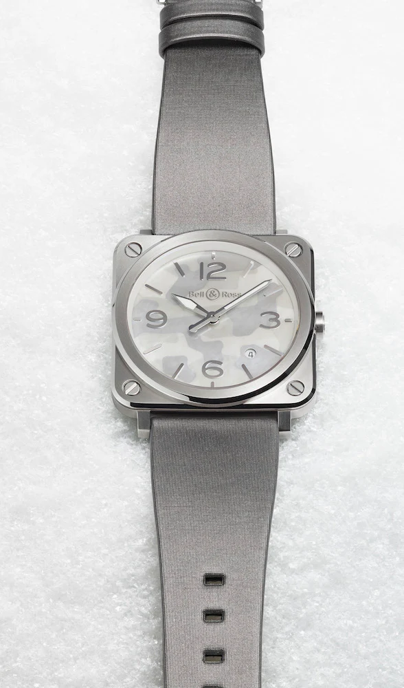 Bell & Ross Watch BRS Grey Camouflage Quartz - Image 2