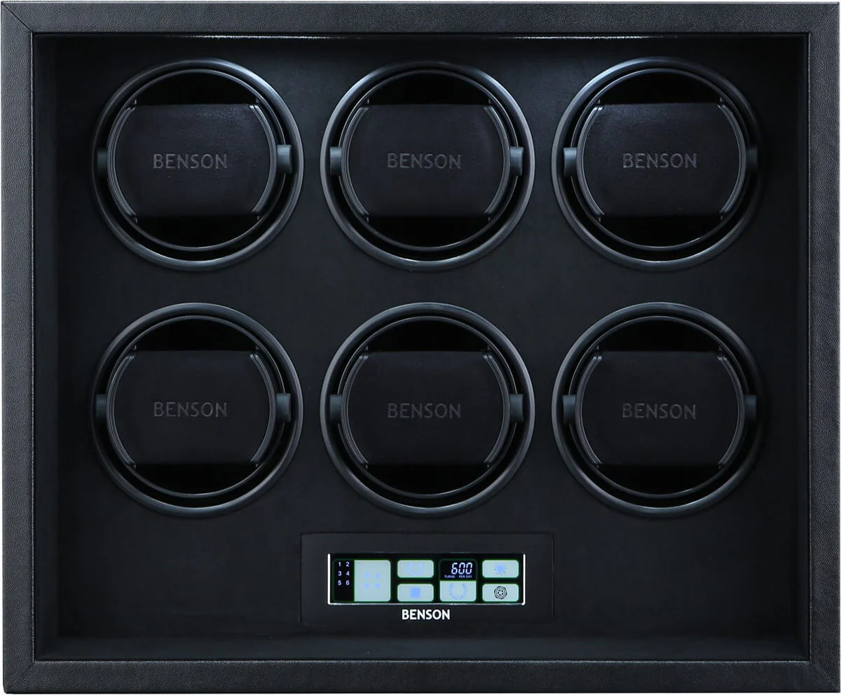 Benson Watch Winder Black Series Leather 6.22.B Black - Image 3