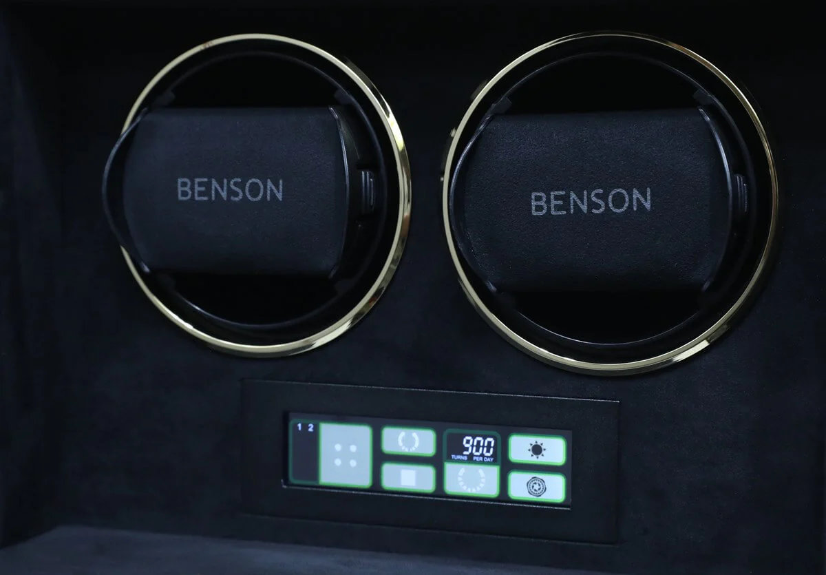 Benson Watch Winder Compact Double 2.BG Black - Image 3