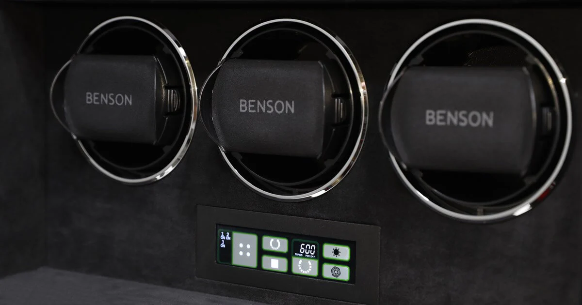 Benson Watch Winder Compact Triple 3.WAS Brown - Image 3