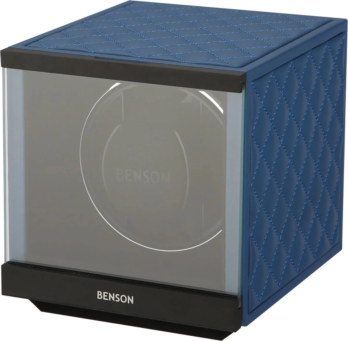 Benson Watch Winder Single Swiss Series 1.20 Blue Leather Limited Edition - Image 2
