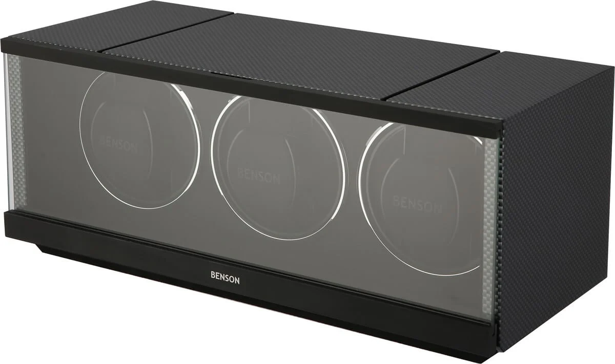 Benson Watch Winder Triple Swiss Series 3.20 Carbon Fibre - Image 2