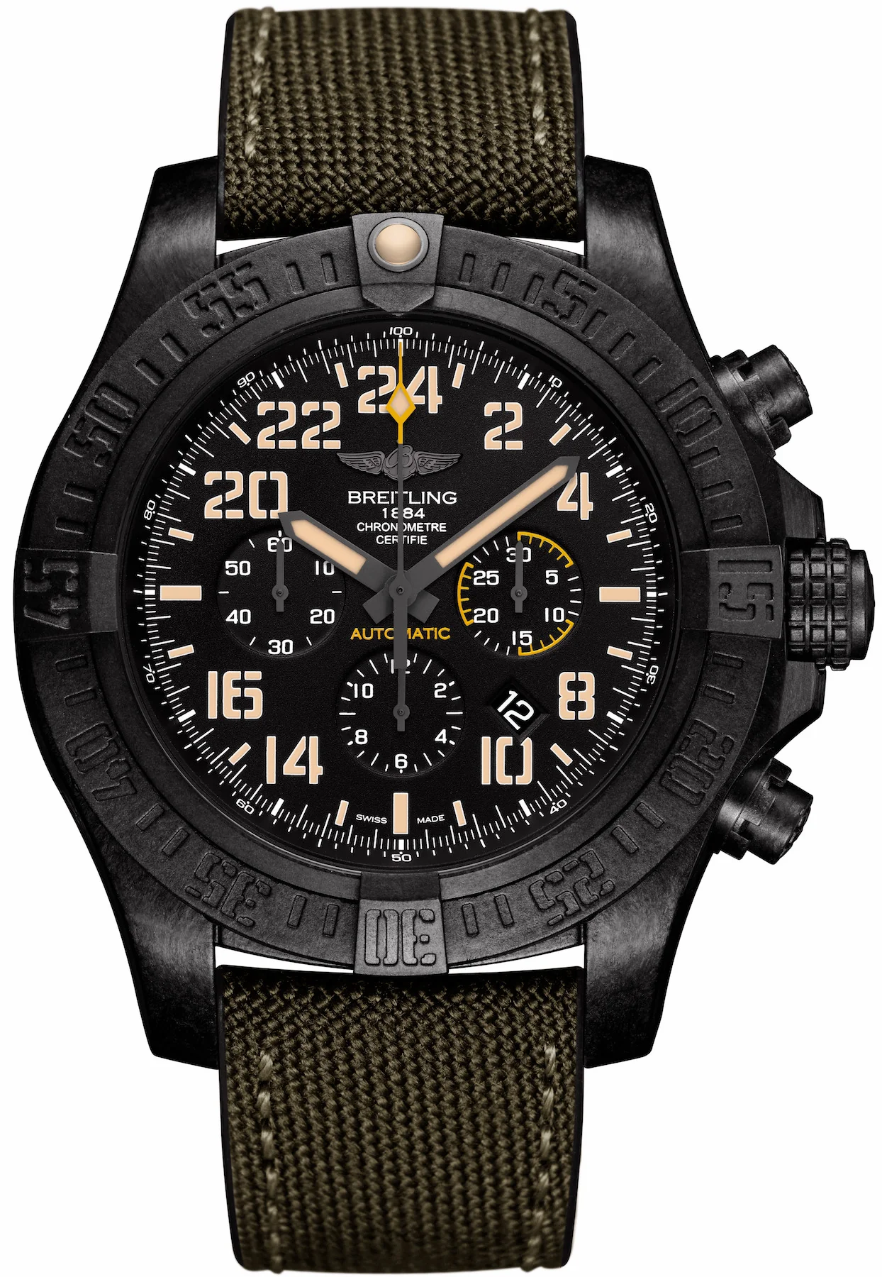 Breitling Watch Avenger Hurricane Military Breitlight Limited Edition