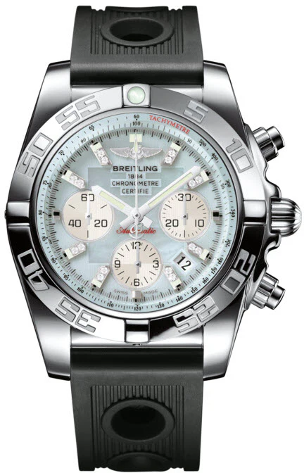 Breitling Watch Chronomat 44 Gray Pearl Diamond