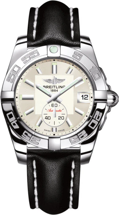 Breitling Watch Galactic 36 Automatic Stratus Silver
