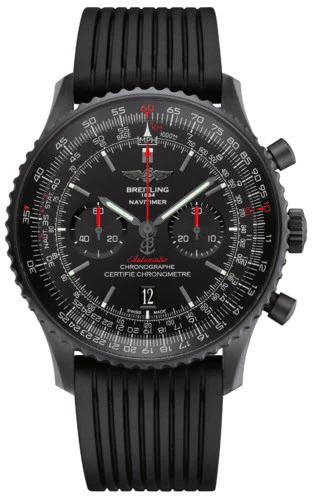 Breitling Watch Navitimer 01 Blacksteel Black