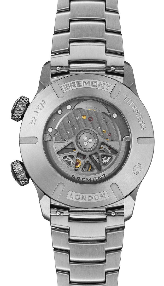 Bremont Altitude MB Meteor Black Orange Barrel Bracelet Watch - Image 2