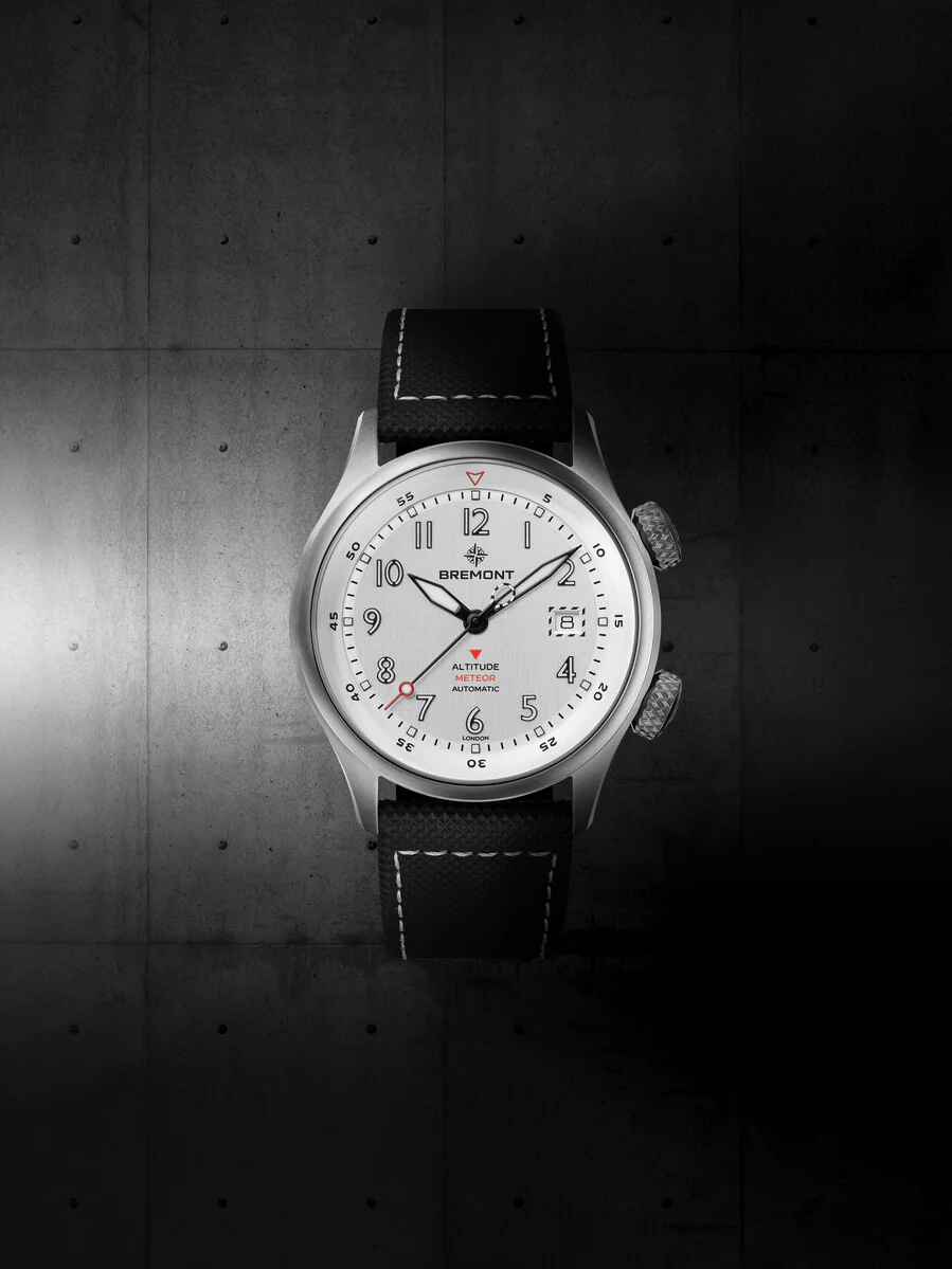 Bremont Altitude MB Meteor Silver Titanium Barrel Leather Watch - Image 4