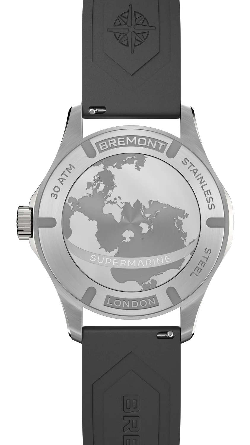 Bremont Supermarine 300M Date Black Rubber Watch - Image 2