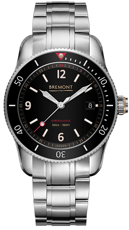 Bremont Watch Supermarine S300 Black Bracelet