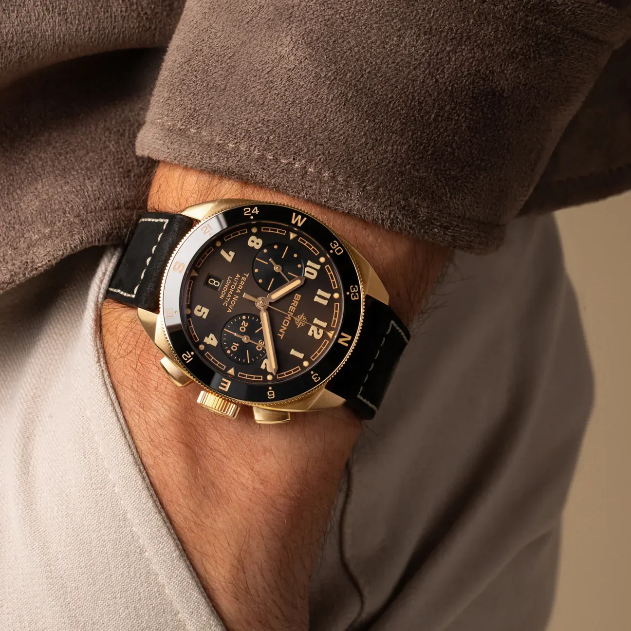 Bremont Terra Nova 42.5 Chronograph Rose Gold Limited Edition Watch - Image 3