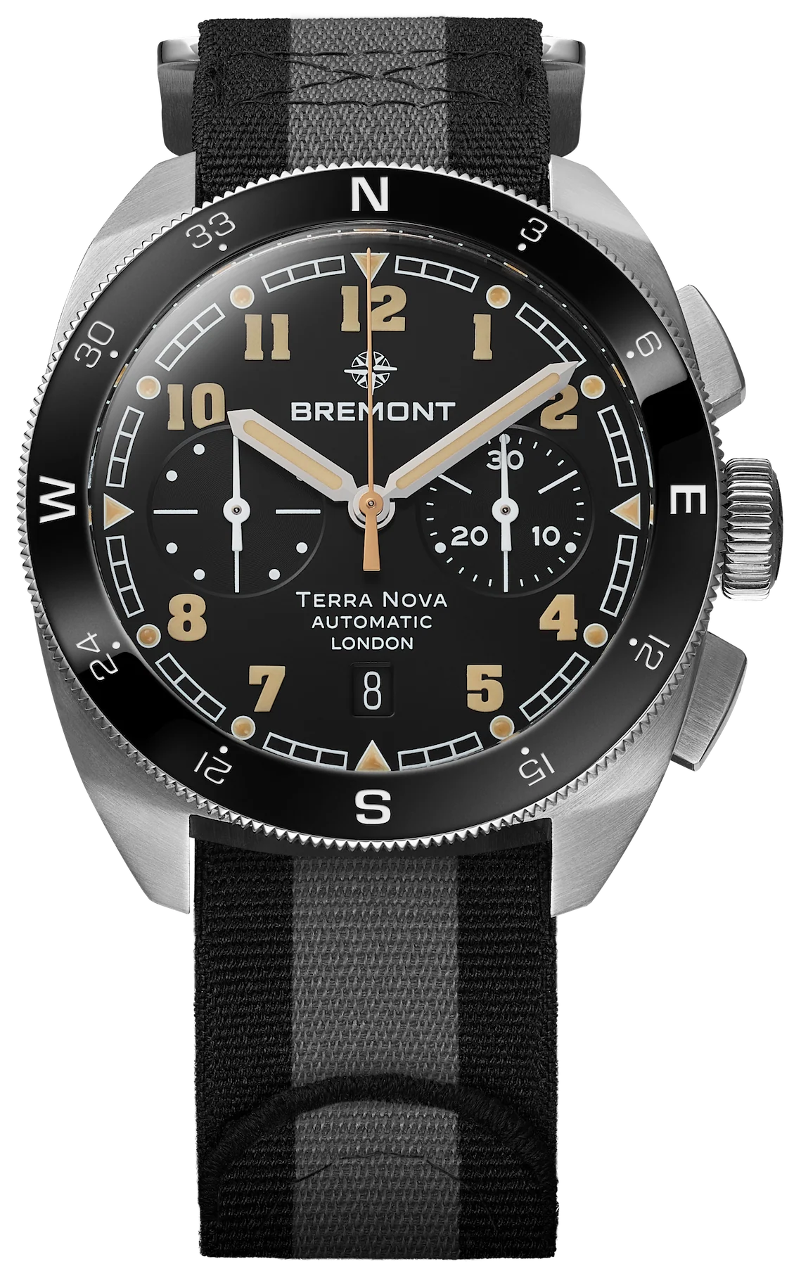 Bremont Terra Nova 42.5 Steel Chronograph Nato Watch