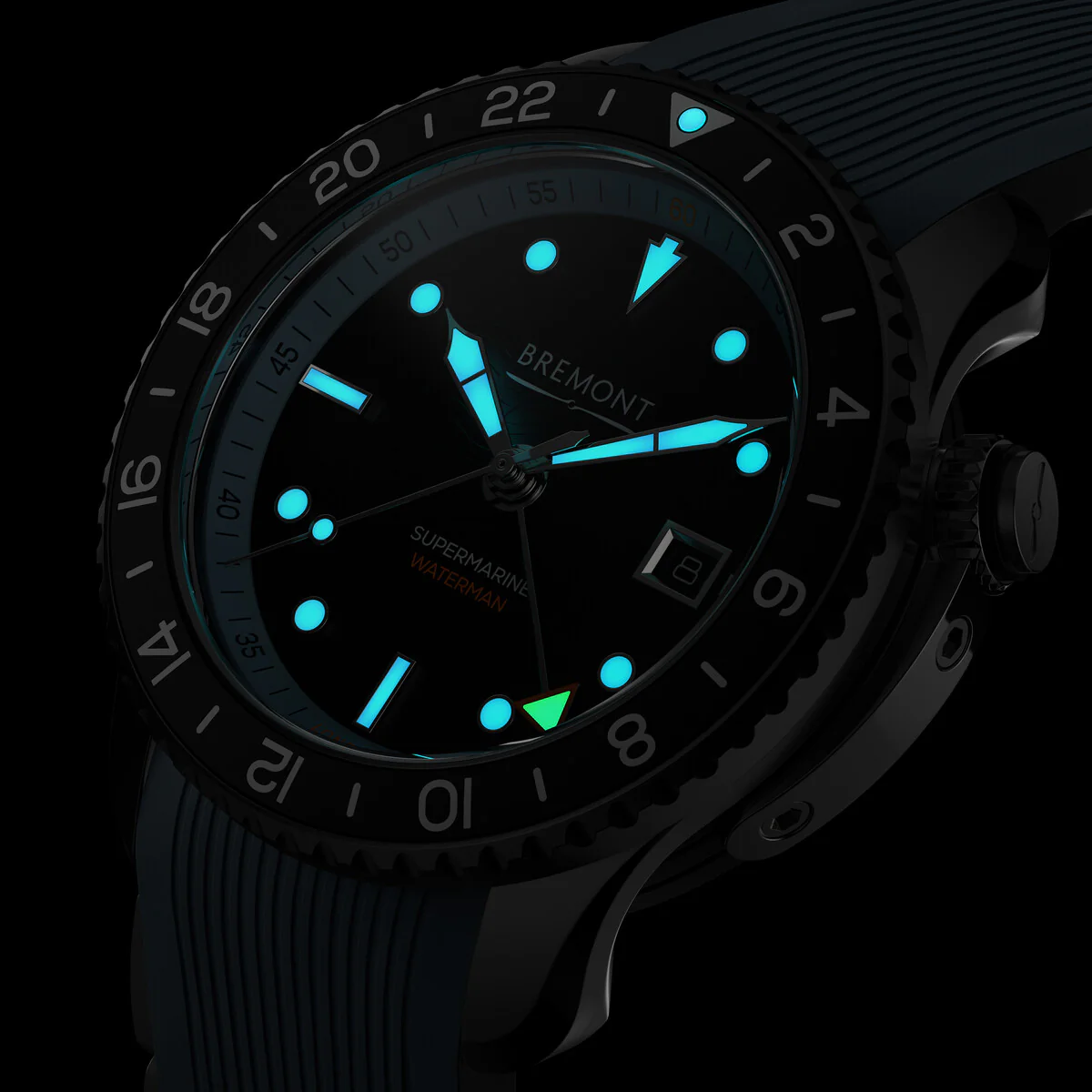 Bremont Waterman Apex II GMT Rubber Limited Edition Watch - Image 2