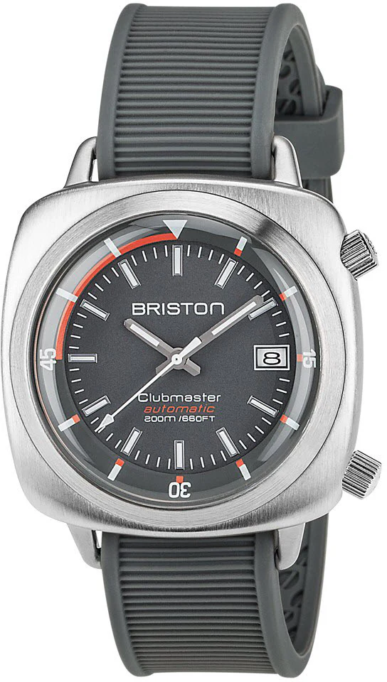 Briston Watch Clubmaster Diver Brushed Steel