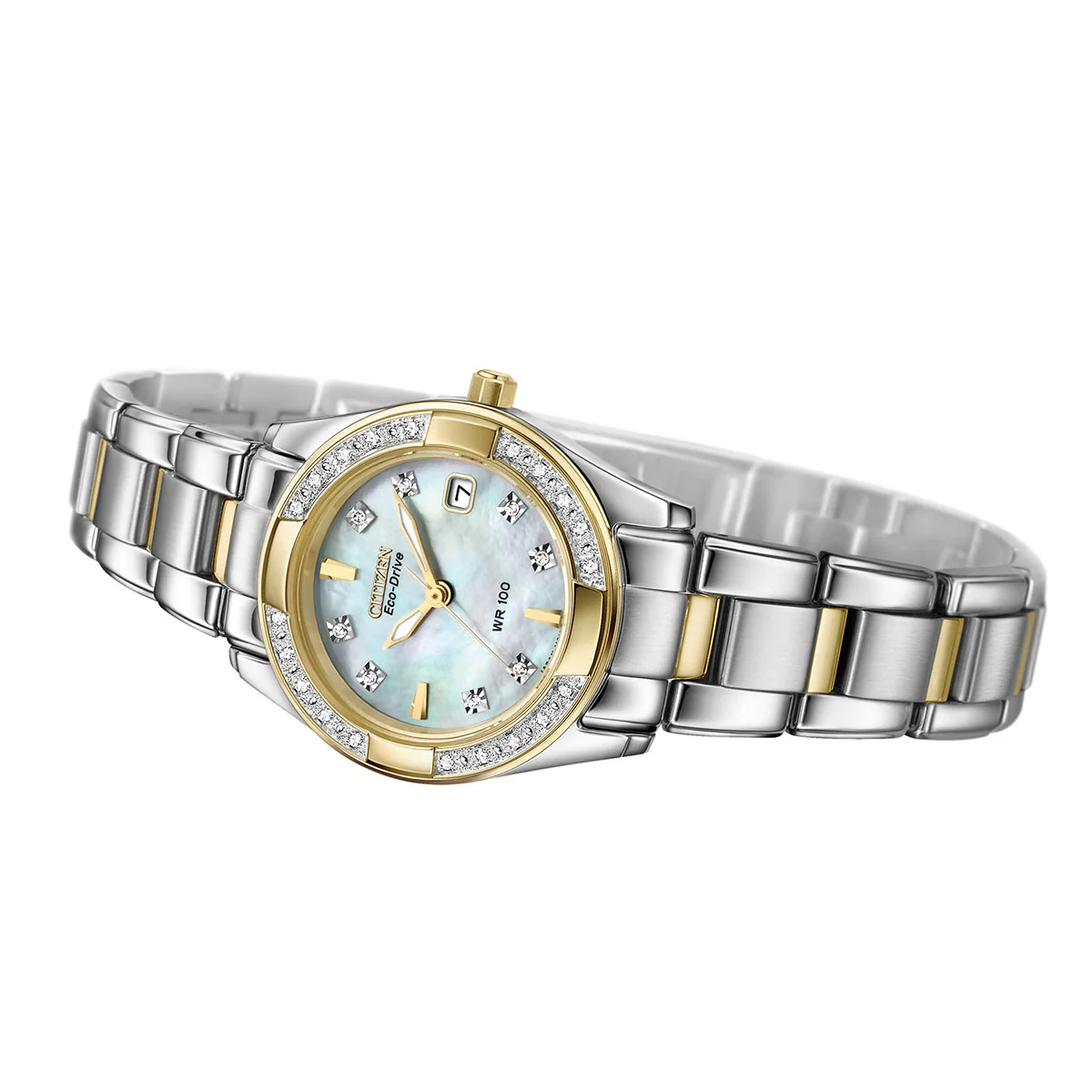 Citizen Regent Diamond Eco Drive Ladies Watch - Image 2