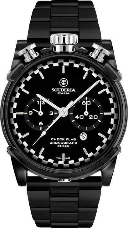 CT Scuderia Watch Check Flag