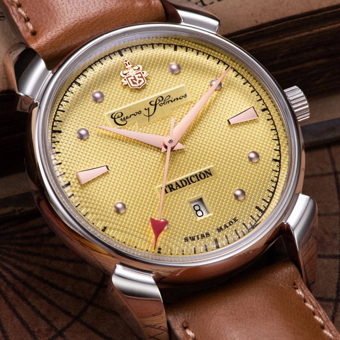 Cuervo y Sobrinos Watch Historiador Central Second Tradition - Image 2