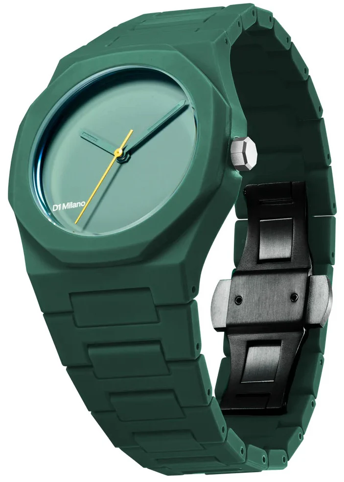 D1 Milano Polycarbon Green 01 Watch - Image 2