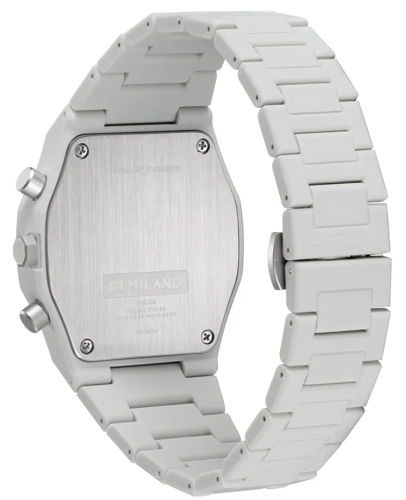 D1 Milano Polychrono Fossil Grey Watch - Image 3