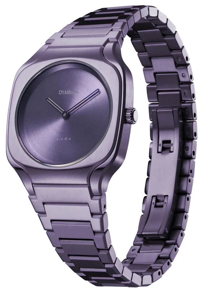 D1 Milano Square Disco Purple Watch - Image 2