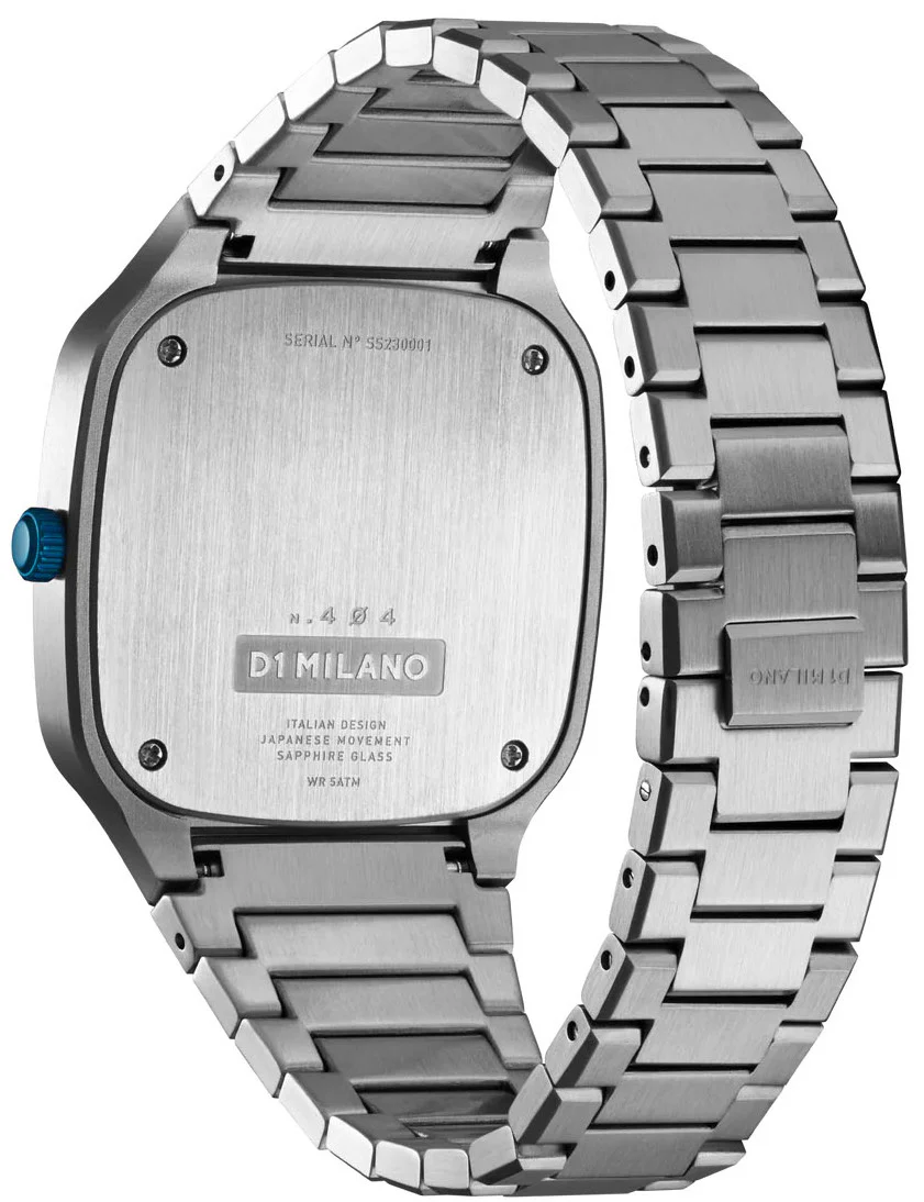 D1 Milano Square Silver Watch - Image 2