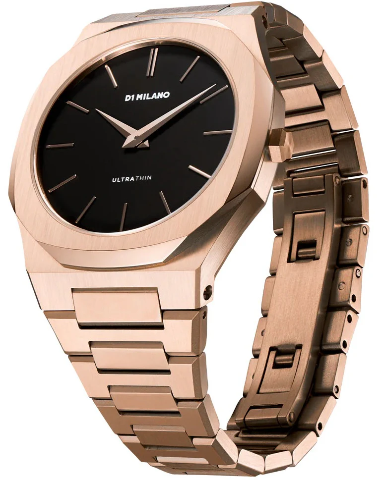 D1 Milano Ultra Thin Re-Rose Gold Watch - Image 2