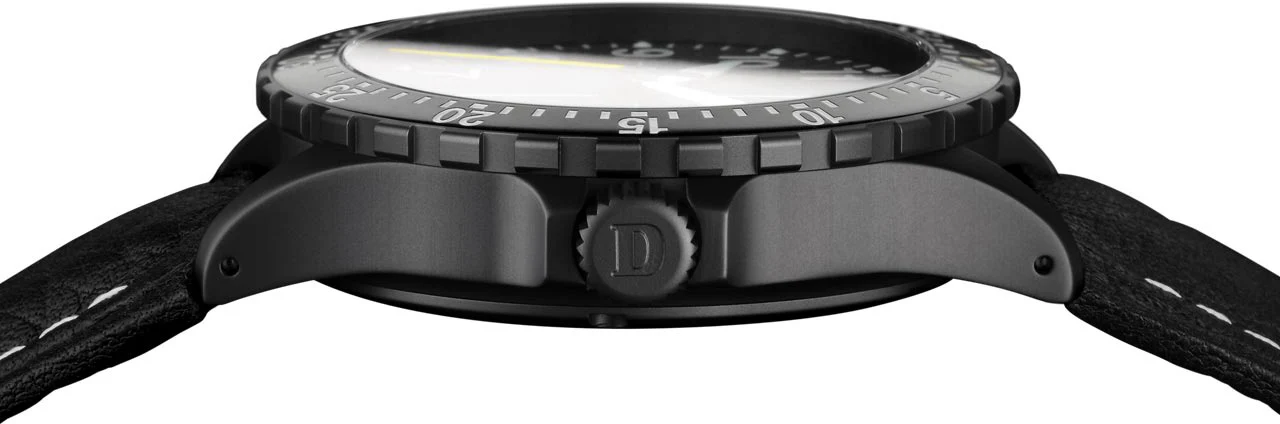 Damasko Watch DA 46 Black PVD Leather Pin - Image 2