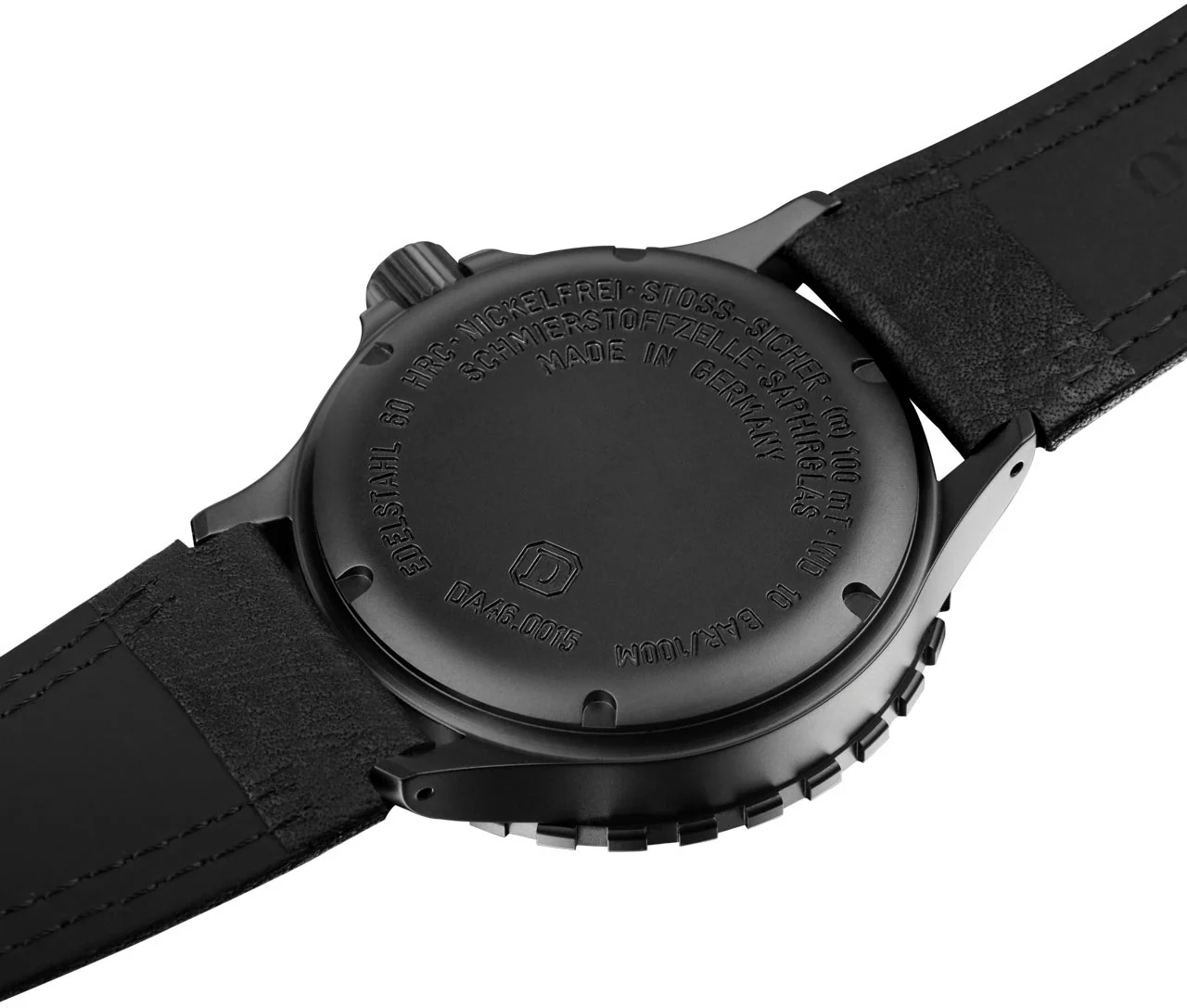 Damasko Watch DA 46 Black PVD Leather Pin - Image 3