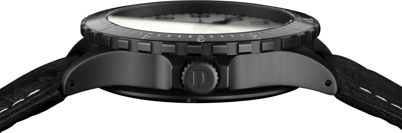 Damasko Watch DA 47 Black PVD Leather Pin - Image 2