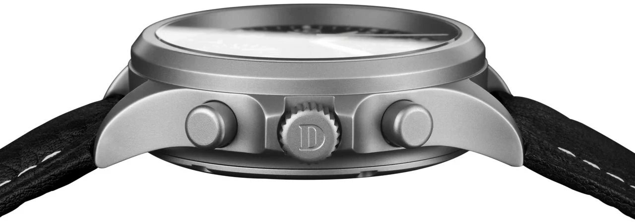 Damasko Watch DC 56Si Double Stitch Leather Pin - Image 2