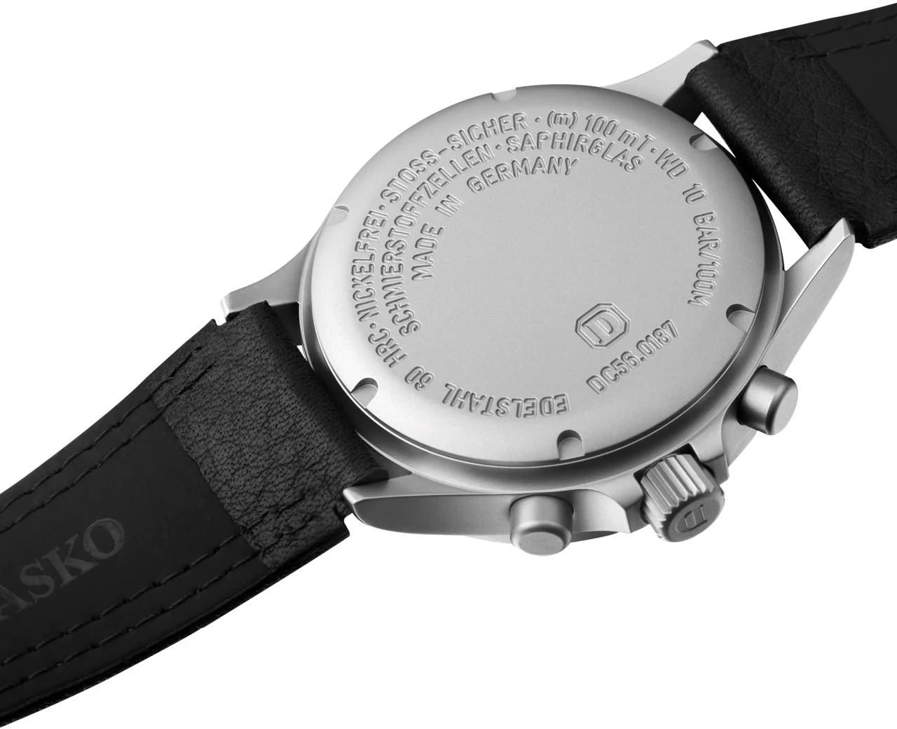 Damasko Watch DC 56Si Double Stitch Leather Pin - Image 3