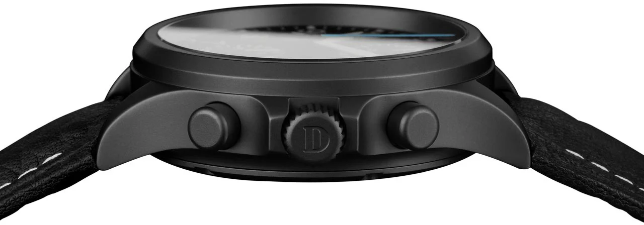 Damasko Watch DC 58 Black PVD Leather Pin D - Image 3