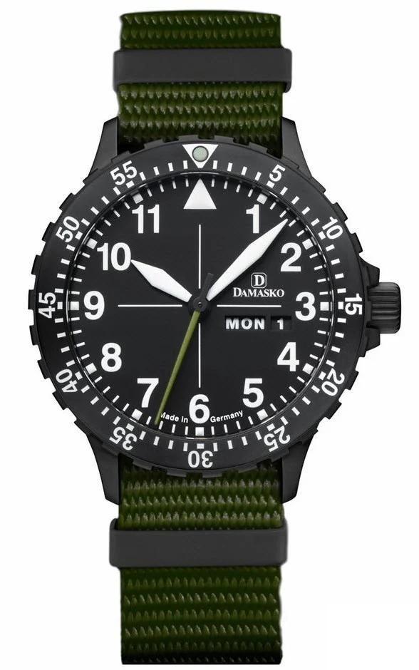 Damasko Watch DH 1.0 Green Nato