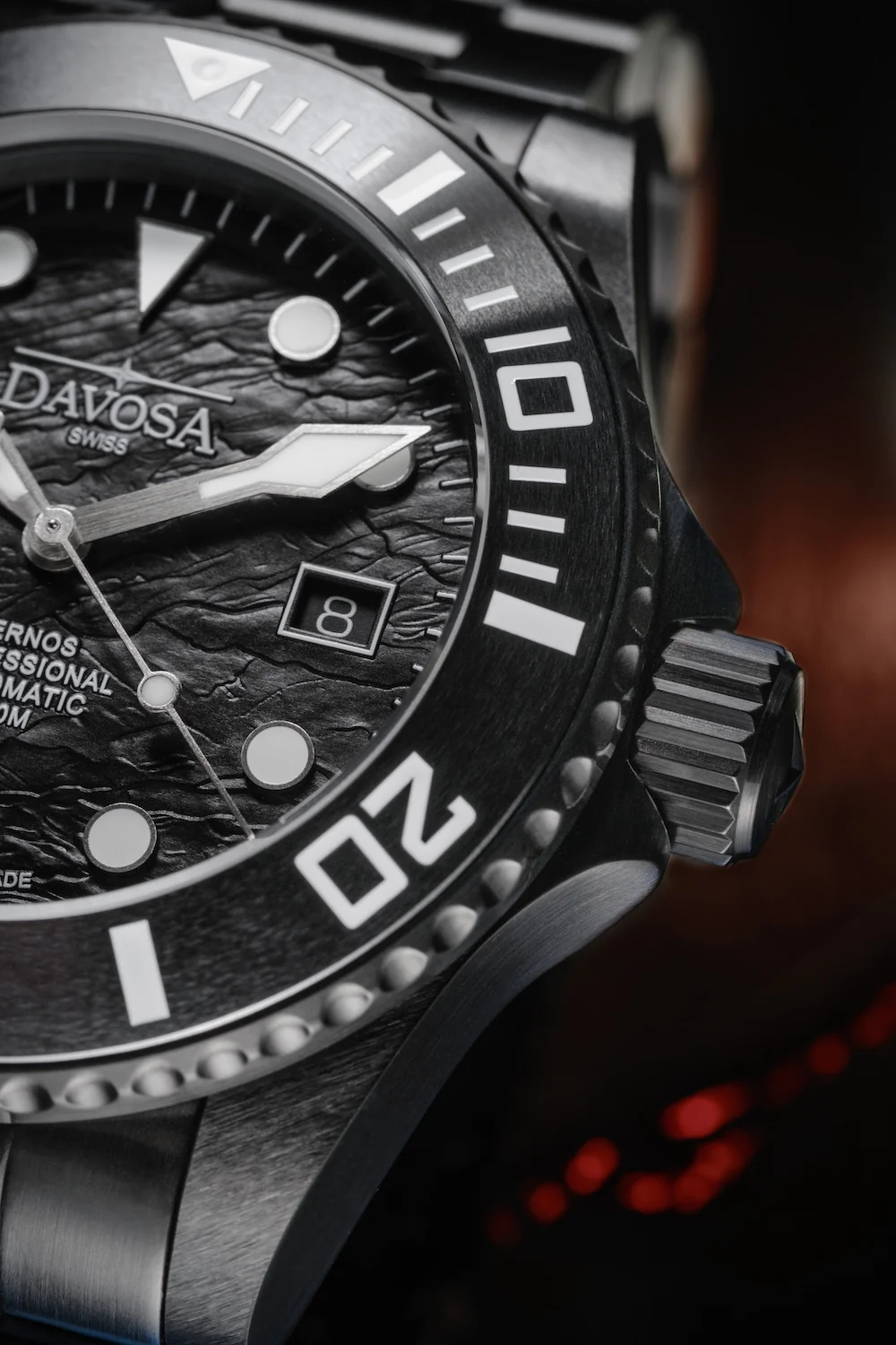 Davosa Ternos Professional Black Rock Limited Edition Watch - Image 3