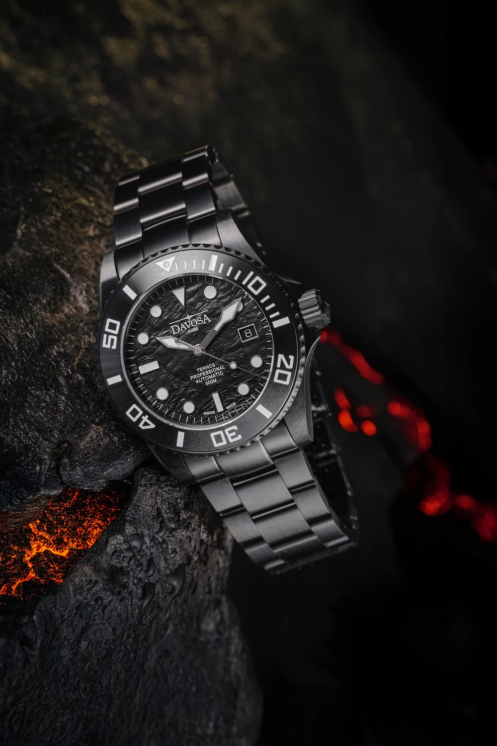 Davosa Ternos Professional Black Rock Limited Edition Watch - Image 5
