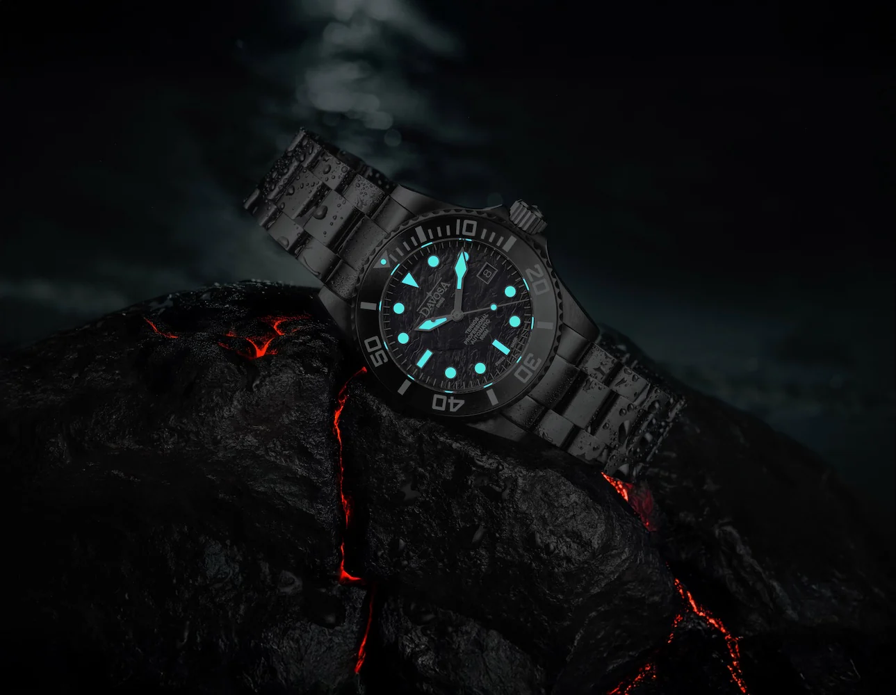 Davosa Ternos Professional Black Rock Limited Edition Watch - Image 6