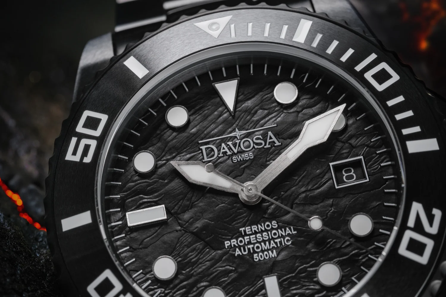 Davosa Ternos Professional Black Rock Limited Edition Watch - Image 8