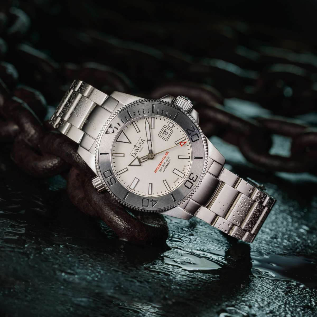 Davosa Argonautic BG Automatic White Watch - Image 5