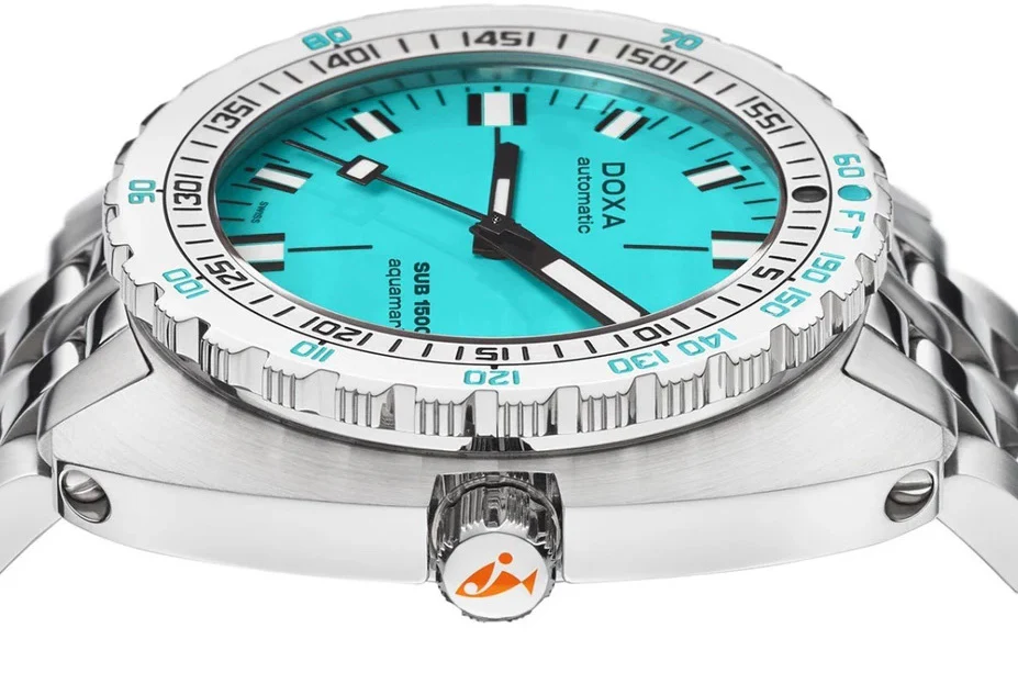 Doxa SUB 1500T Aquamarine Bracelet Watch - Image 3