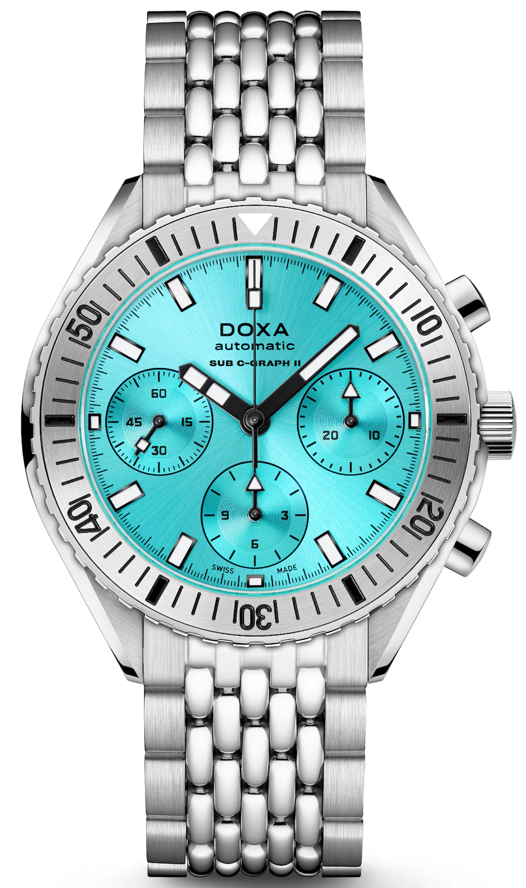 Doxa Sub 200 C-Graph II Aquamarine Bracelet Watch
